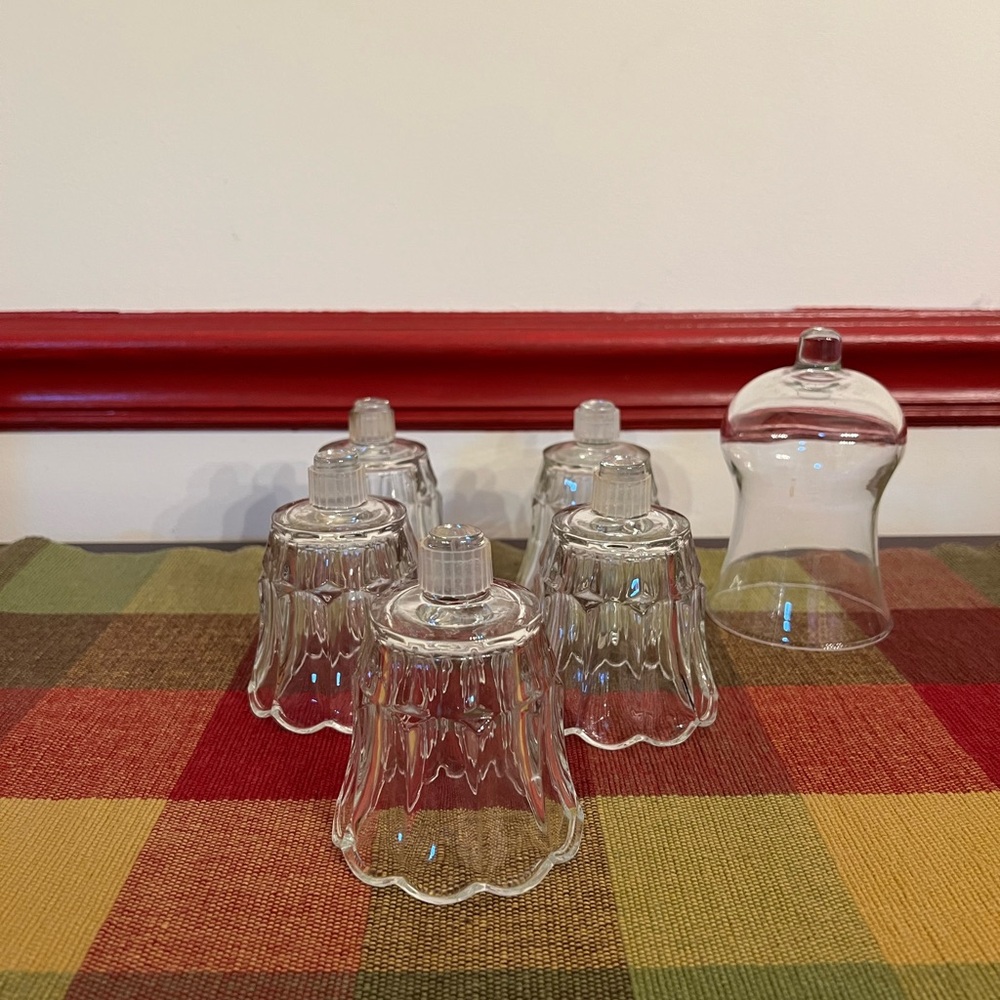 Home Interior Clear Glass Sconce Globes